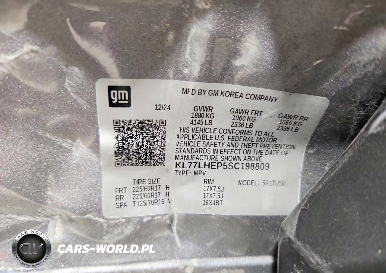 2025 Chevrolet Trax 1Lt VIN:KL77LHEP5SC198809 - 13