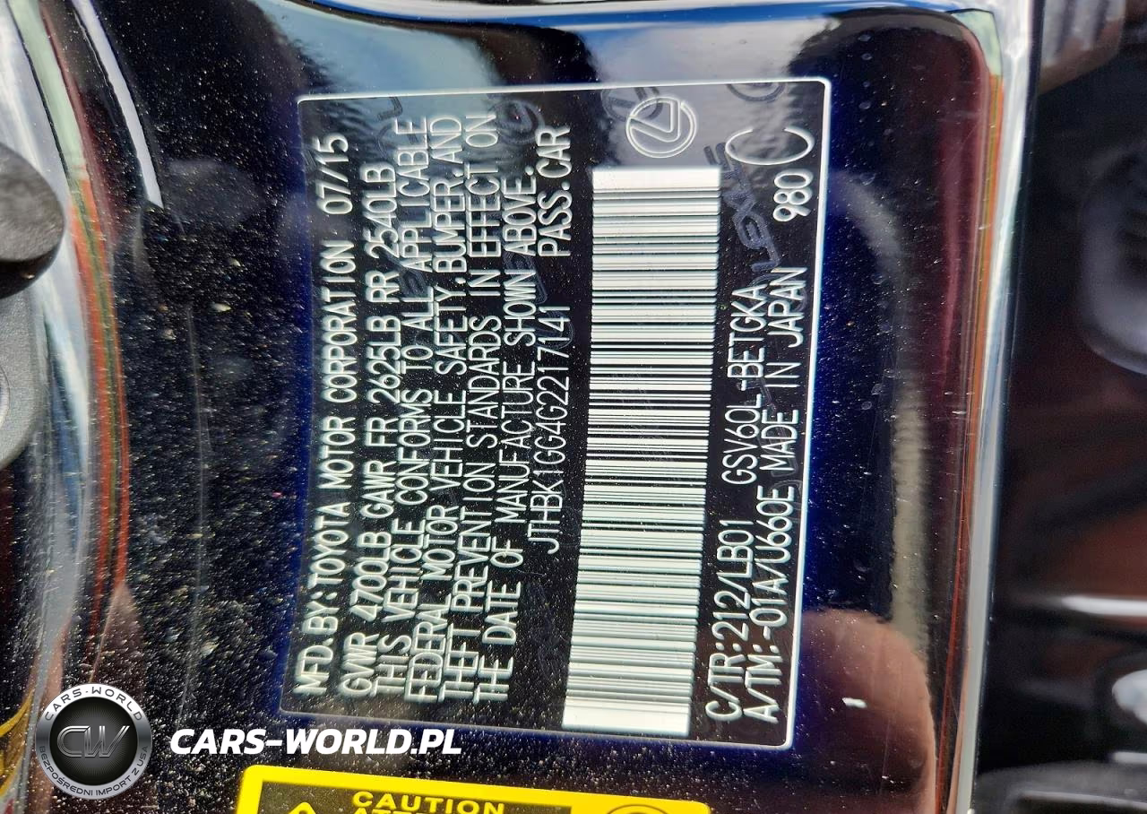 2016 Lexus Es 350 VIN:JTHBK1GG4G2217141 - 12