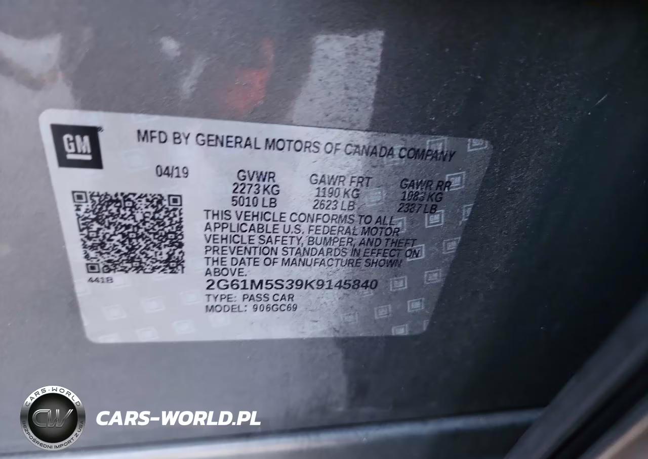 2019 Cadillac Xts Luxury VIN:2G61M5S39K9145840 - 12
