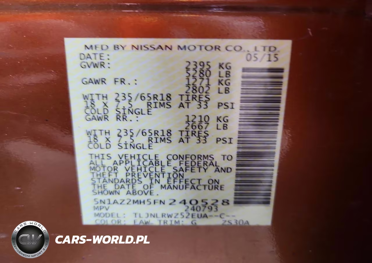 2015 Nissan Murano Sl VIN:5N1AZ2MH5FN240528 - 13