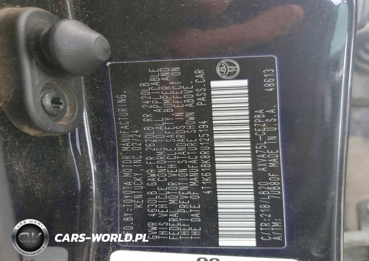 2024 Toyota Camry Xse VIN:4T1K61BK8RU125194 - 12