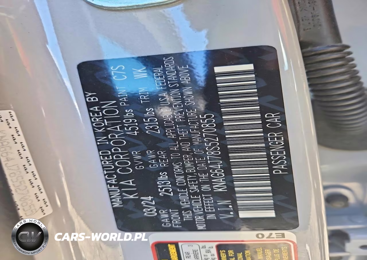 2025 Kia K5 Gt Line VIN:KNAG64J78S5270855 - 12
