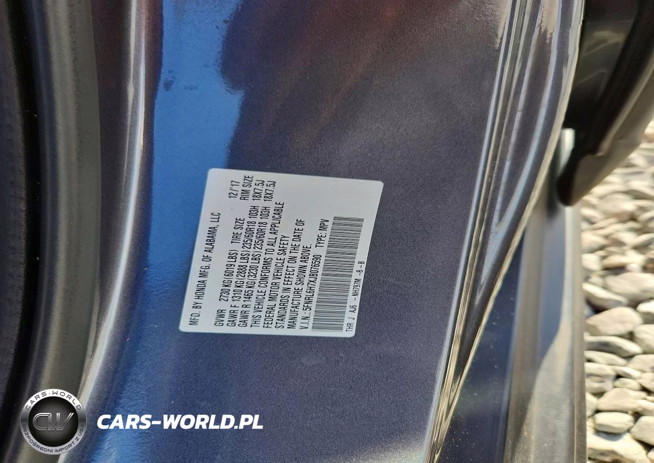2018 Honda Odyssey Exl VIN:5FNRL6H7XJB076590 - 12
