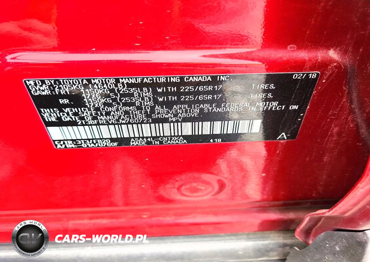2018 Toyota Rav4 Le VIN:2T3BFREV6JW760723 - 13