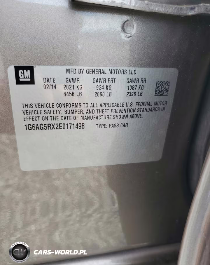 2014 Cadillac Ats VIN:1G6AG5RX2E0171498 - 12