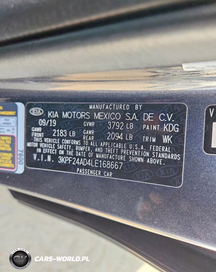 2020 Kia Forte Fe VIN:3KPF24AD4LE168667 - 13