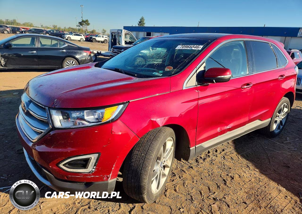 2016 Ford Edge Titanium VIN:2FMPK4K89GBB79355 - 1