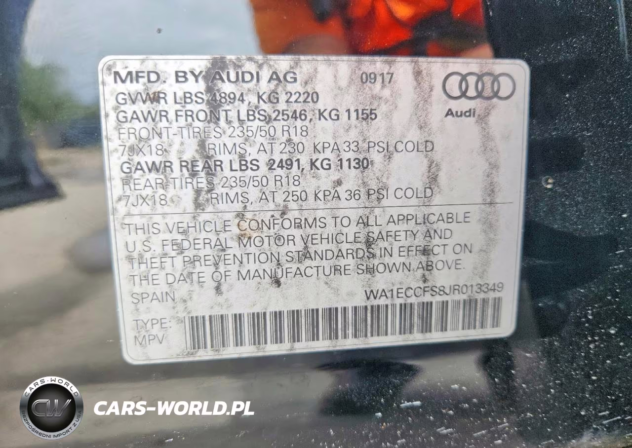 2018 Audi Q3 Premium VIN:WA1ECCFS8JR013349 - 13