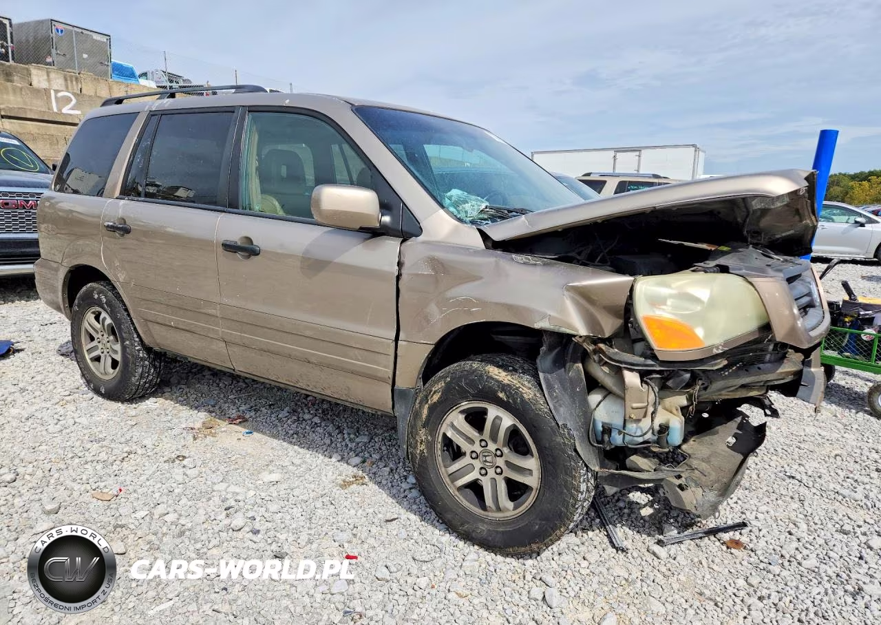 2004 Honda Pilot Exl VIN:2HKYF18664H508482 - 4