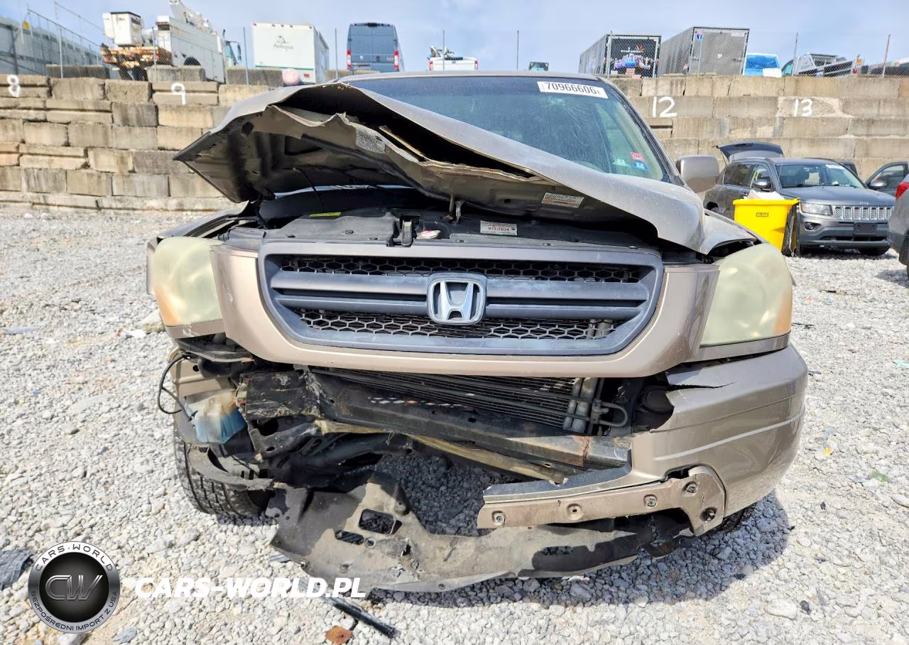 2004 Honda Pilot Exl VIN:2HKYF18664H508482 - 5