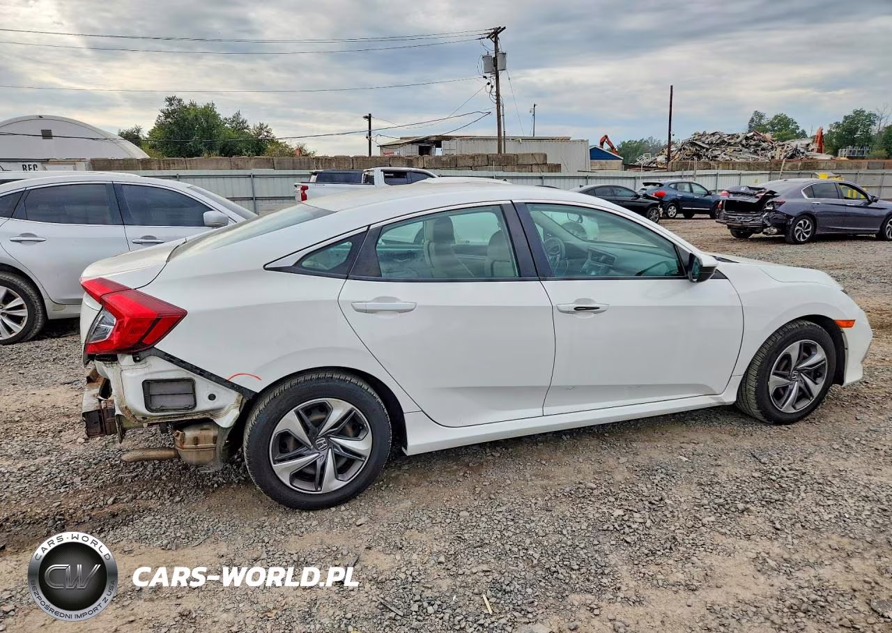 2020 Honda Civic Lx VIN:2HGFC2F64LH533303 - 3