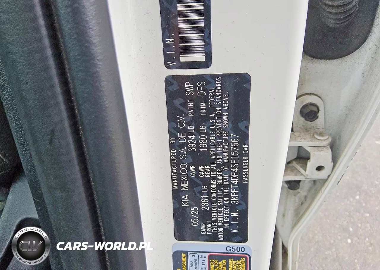 2025 Kia K4 Lxs VIN:3KPFT4DE4SE157667 - 13