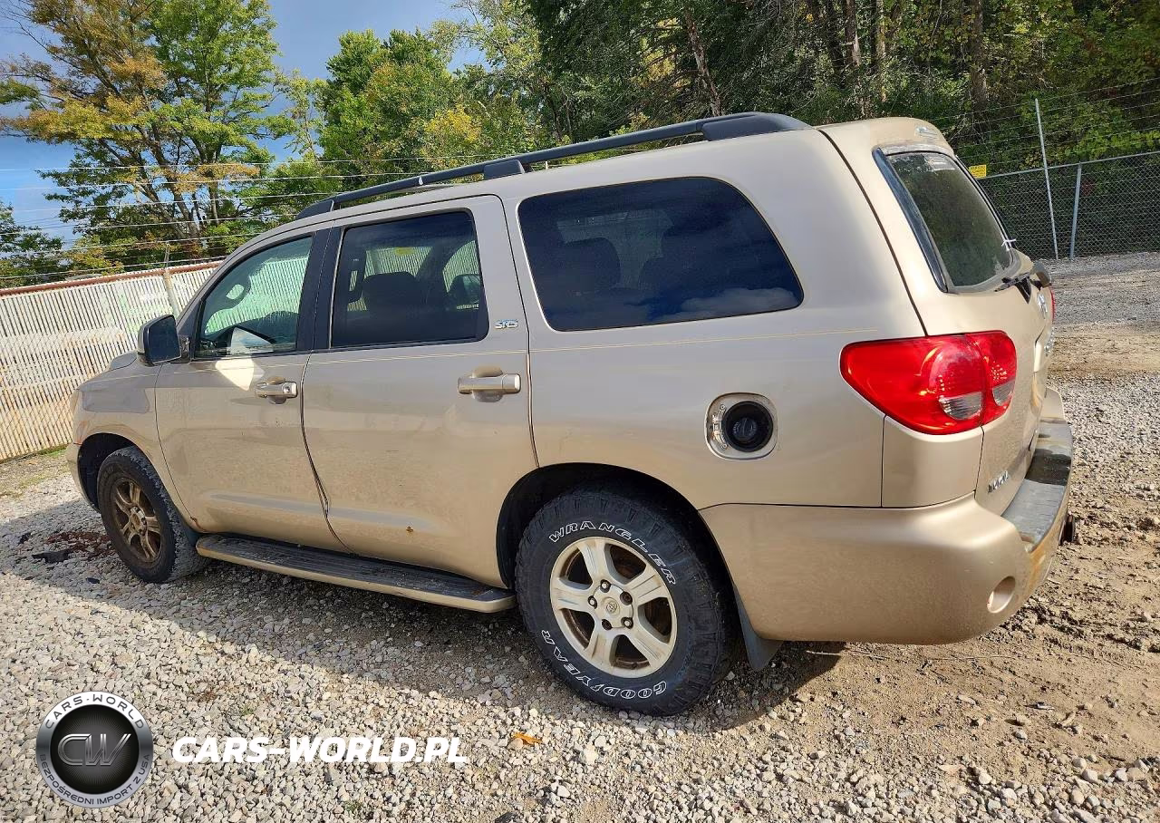 2008 Toyota Sequoia Sr5 VIN:5TDBY64A68S020284 - 2