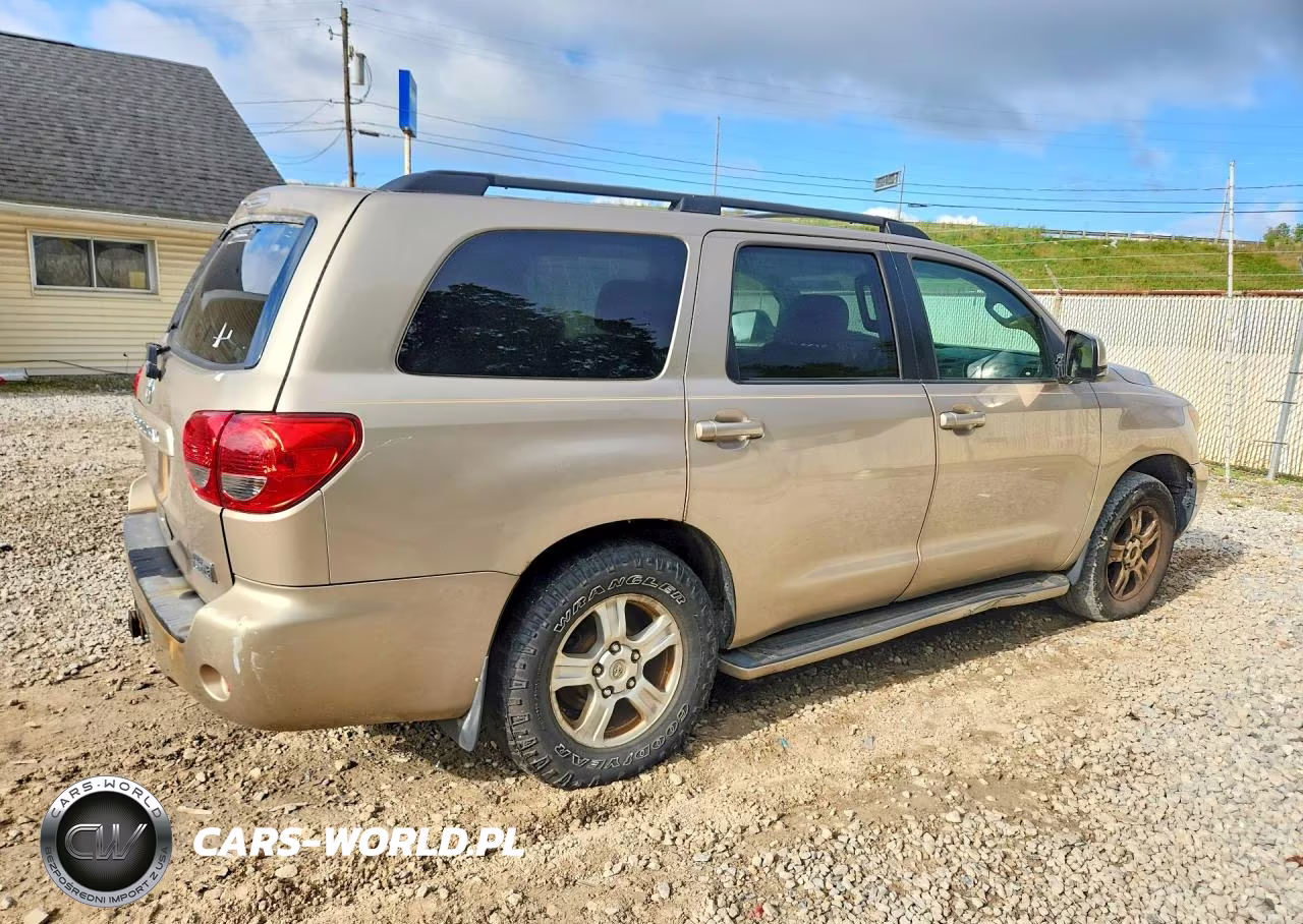 2008 Toyota Sequoia Sr5 VIN:5TDBY64A68S020284 - 3