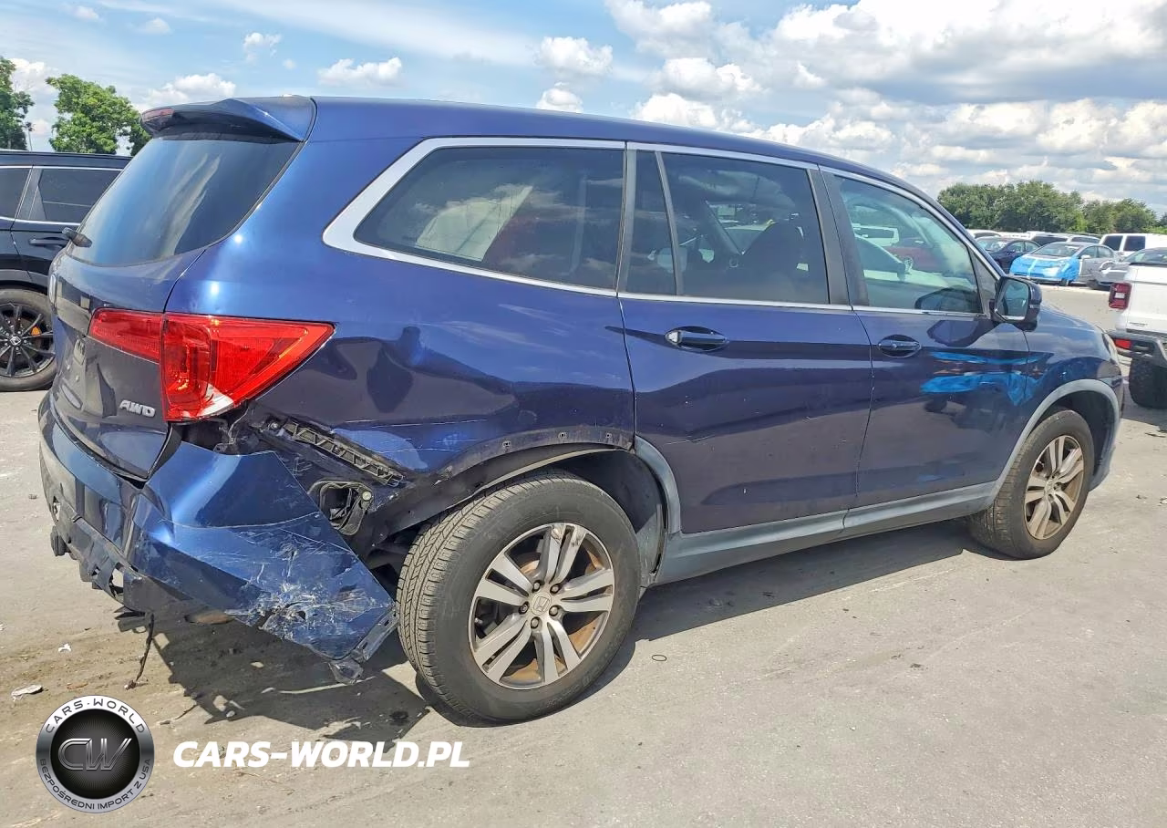 2016 Honda Pilot Exl VIN:5FNYF6H5XGB087731 - 3