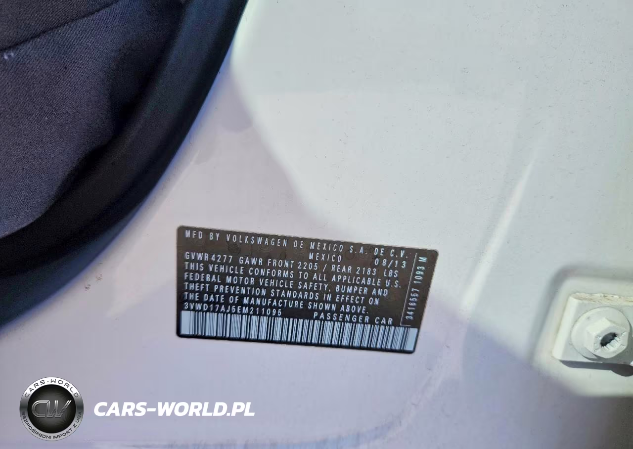 2014 Volkswagen Jetta Se VIN:3VWD17AJ5EM211095 - 12