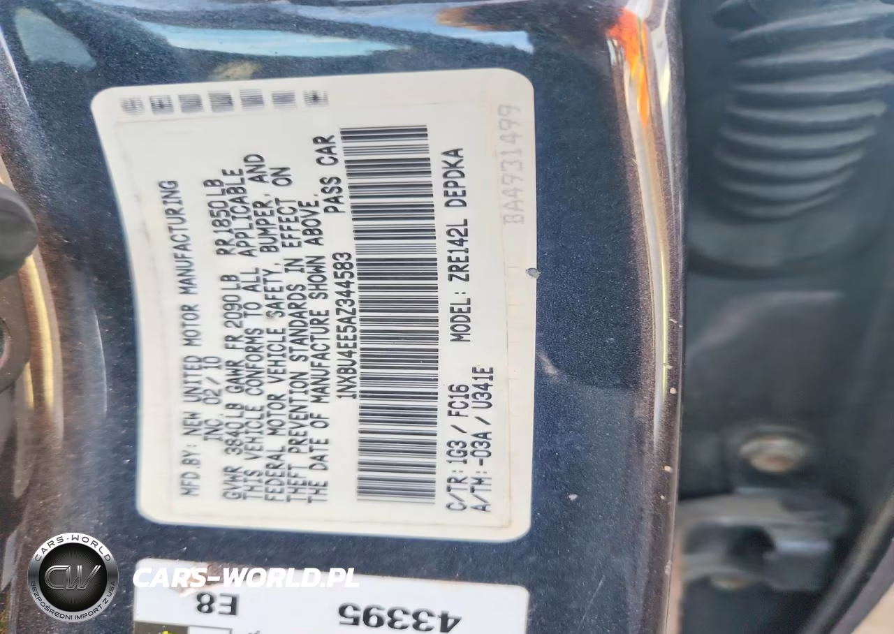 2010 Toyota Corolla Le VIN:1NXBU4EE5AZ344583 - 12