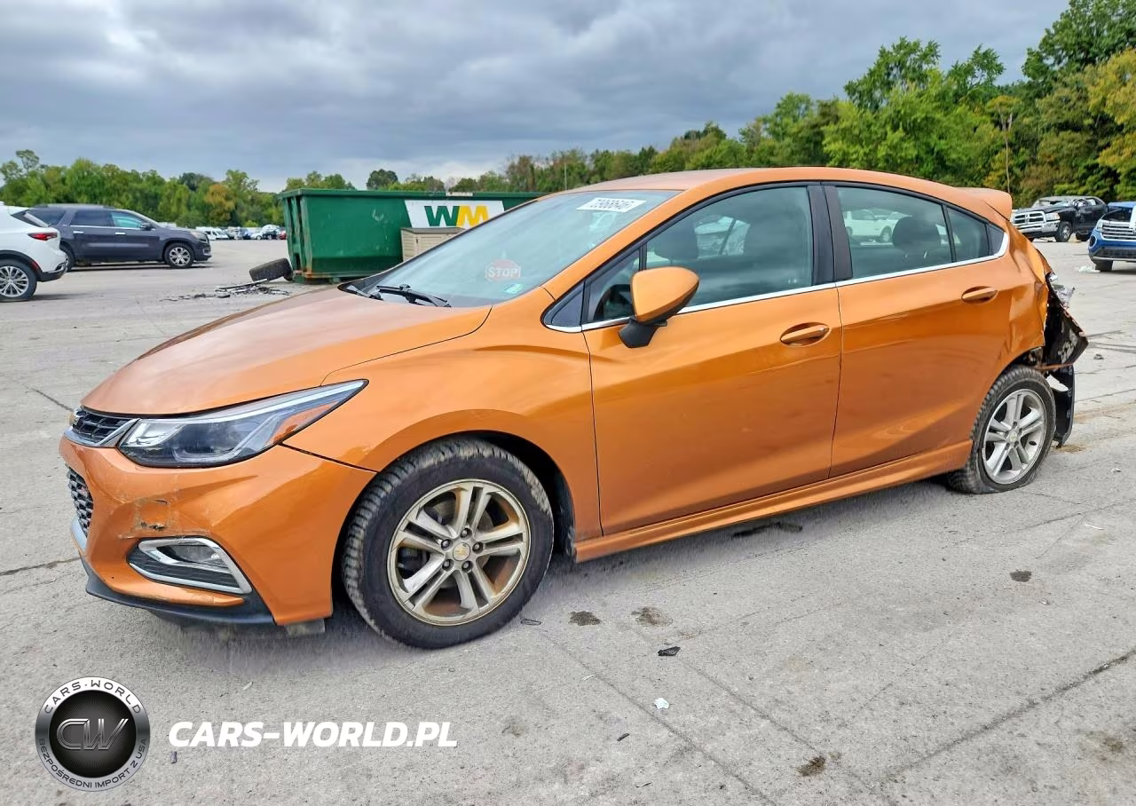 2017 Chevrolet Cruze Lt VIN:3G1BD6SM2HS575634 - 1