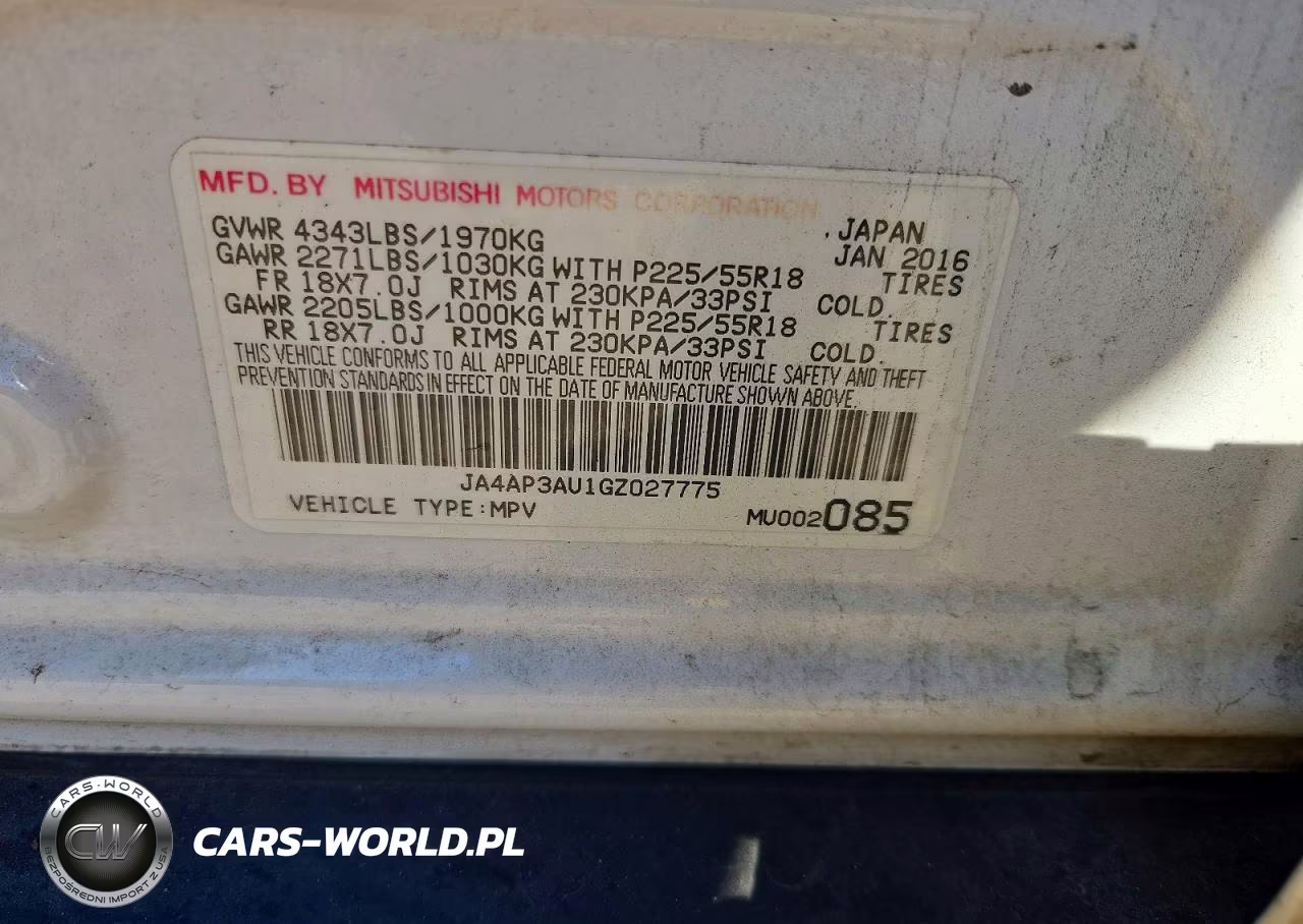 2016 Mitsubishi Outlander Sport Es VIN:JA4AP3AU1GZ027775 - 13