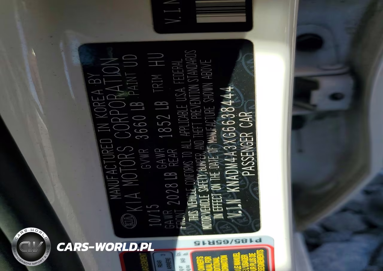 2016 Kia Rio Lx VIN:KNADM4A3XG6638444 - 12