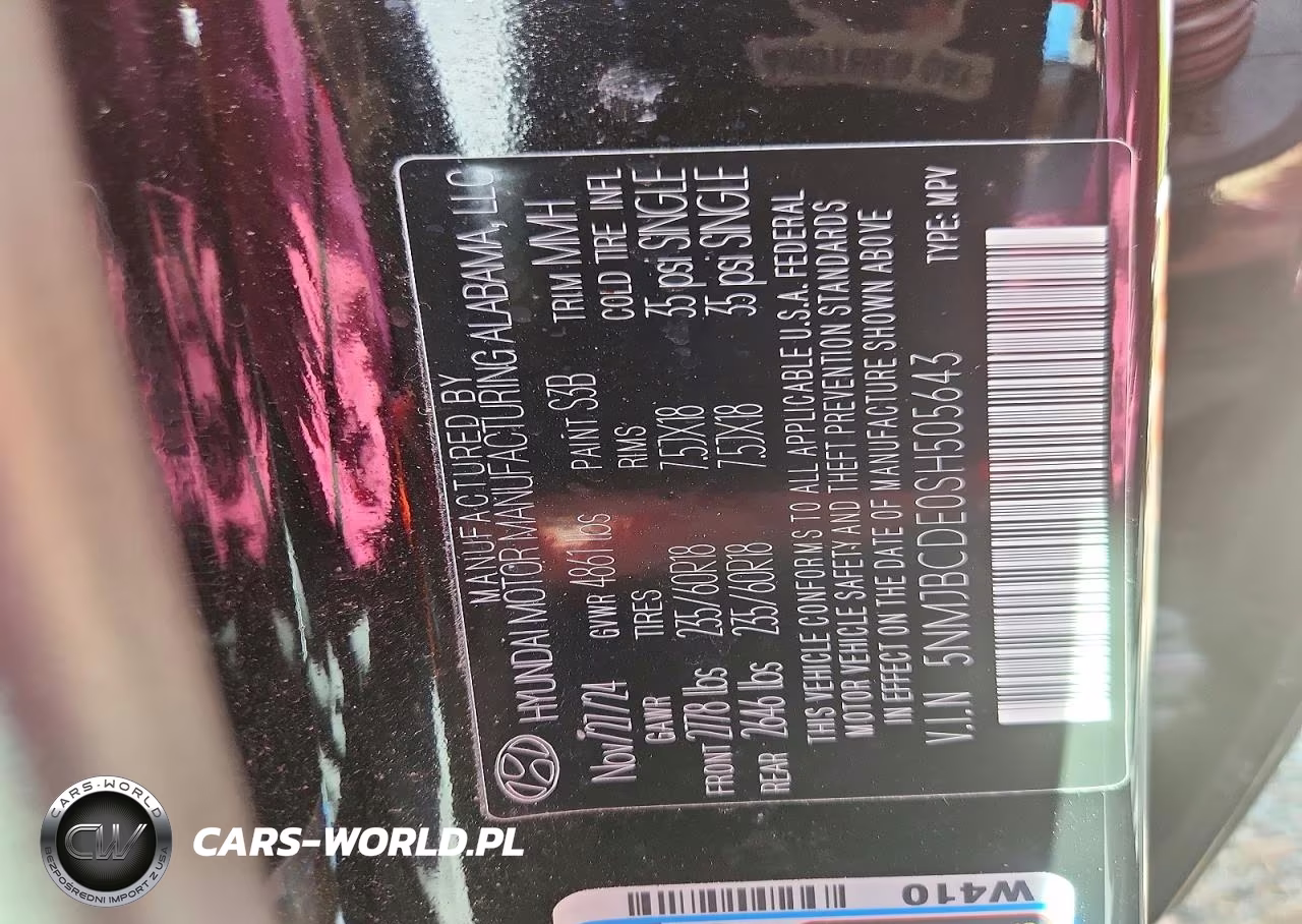 2025 Hyundai Tucson Sel VIN:5NMJBCDE0SH505643 - 12