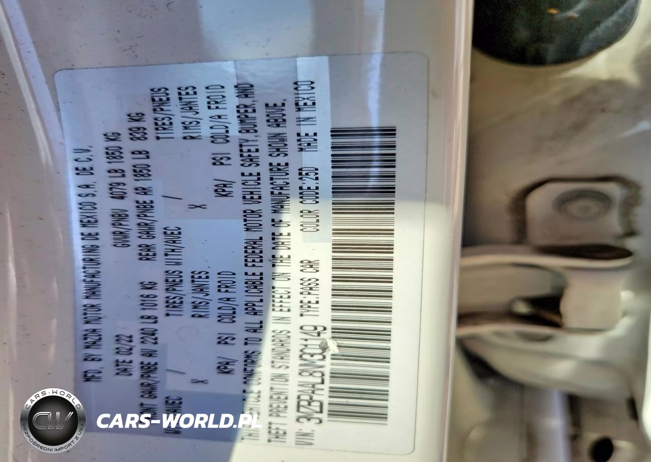 2022 Mazda 3 VIN:3MZBPAAL8NM301149 - 13