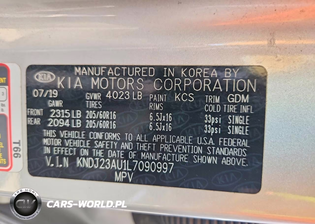 2020 Kia Soul Lx VIN:KNDJ23AU1L7090997 - 12