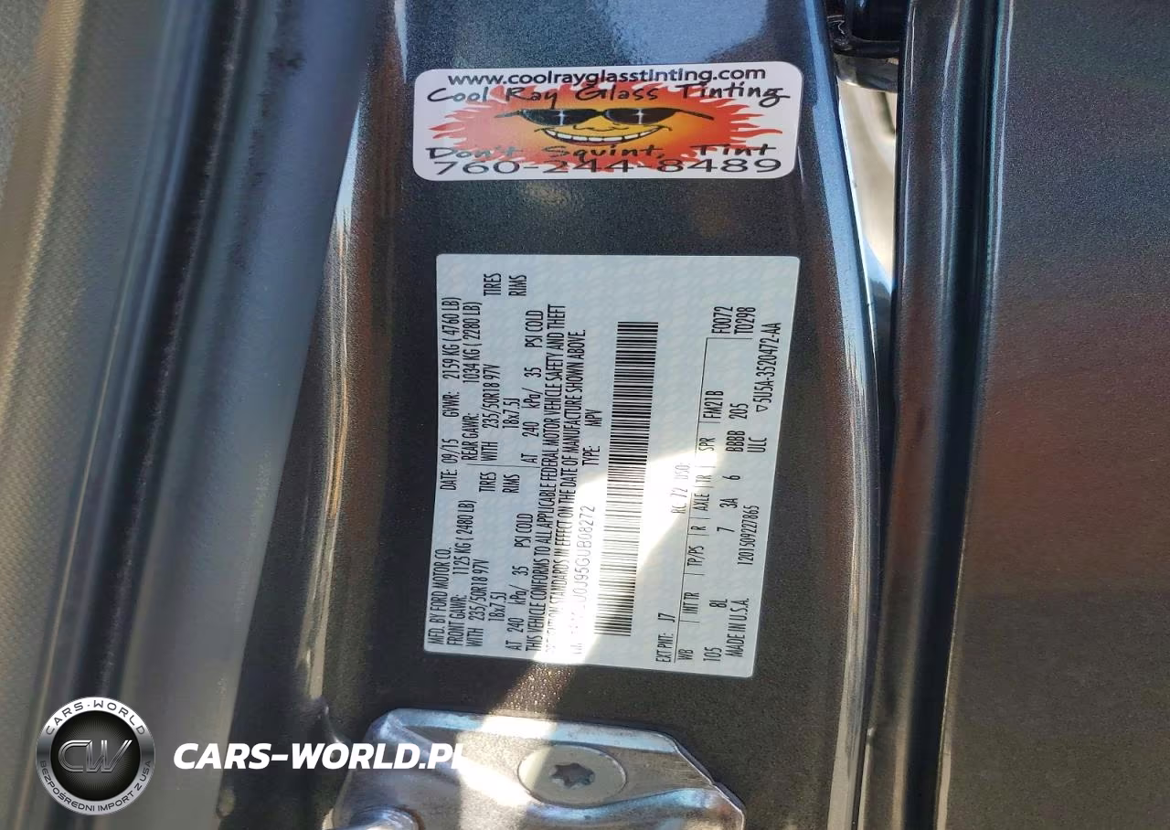 2016 Ford Escape Titanium VIN:1FMCU0J95GUB08272 - 13
