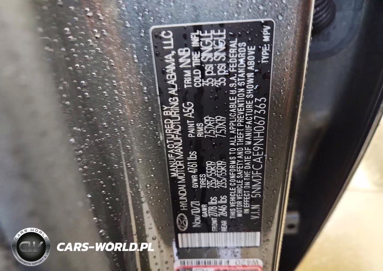 2022 Hyundai Tucson Sel VIN:5NMJFCAE9NH067363 - 13