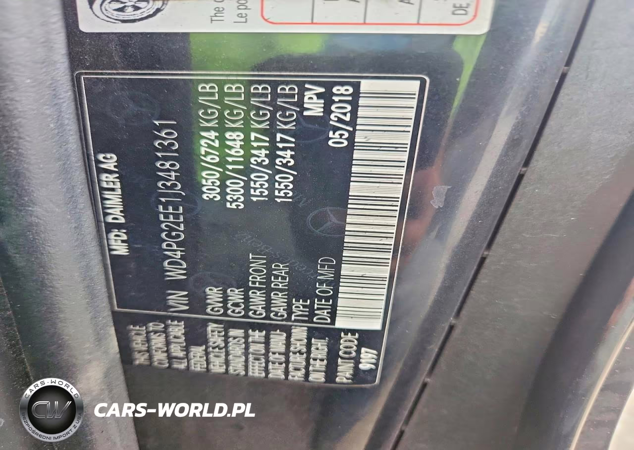 2018 Mercedes-Benz Metris VIN:WD4PG2EE1J3481361 - 13