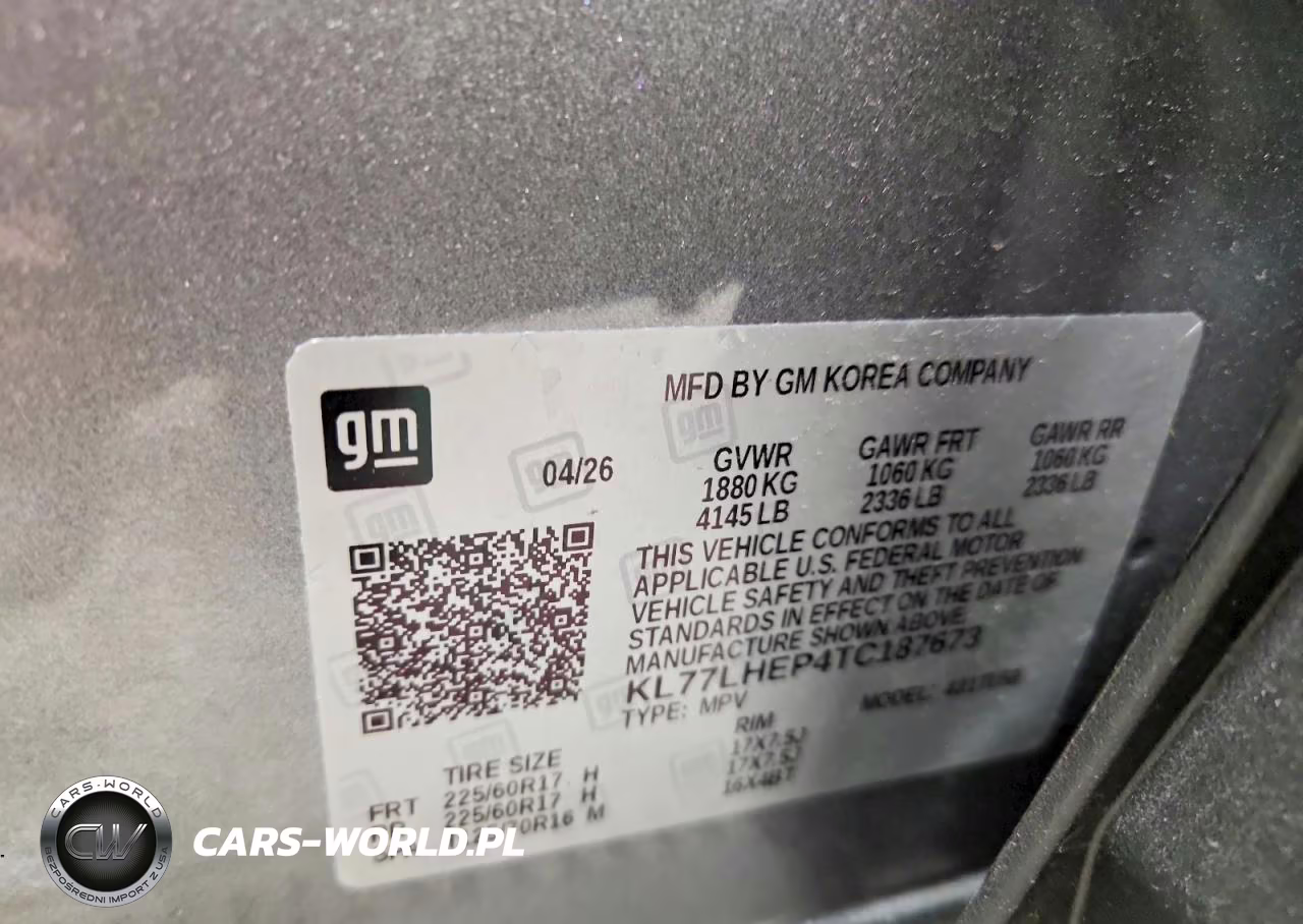 2026 Chevrolet Trax 1Lt VIN:KL77LHEP4TC187673 - 12