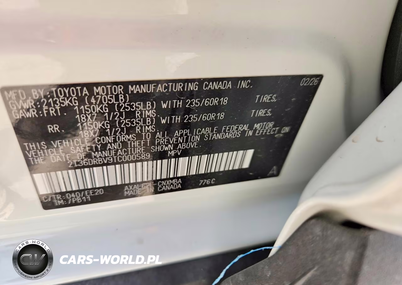 2026 Toyota Rav4 Xle Premium VIN:2T36DRBV9TC000589 - 13