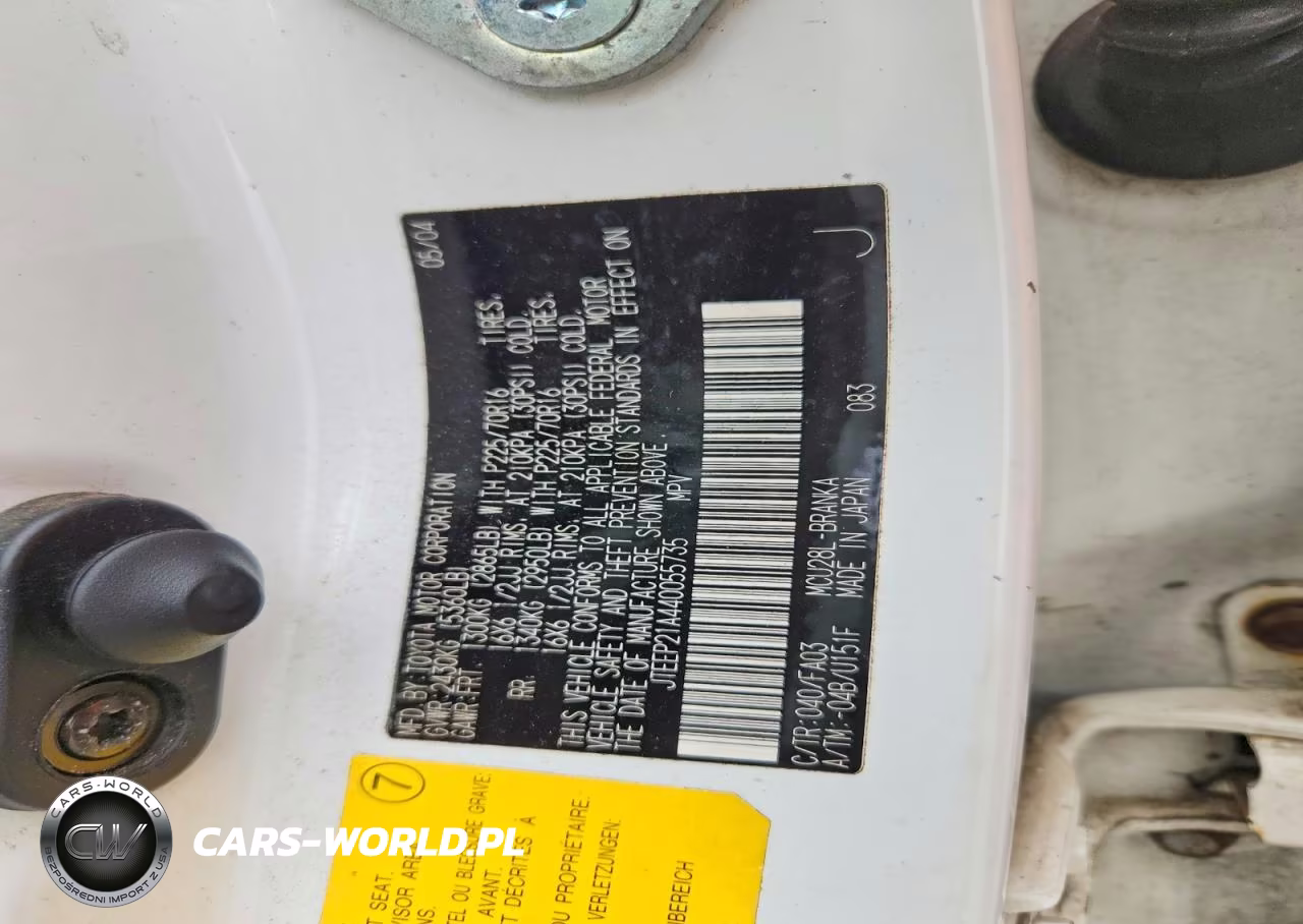 2004 Toyota Highlander VIN:JTEEP21A440055735 - 13