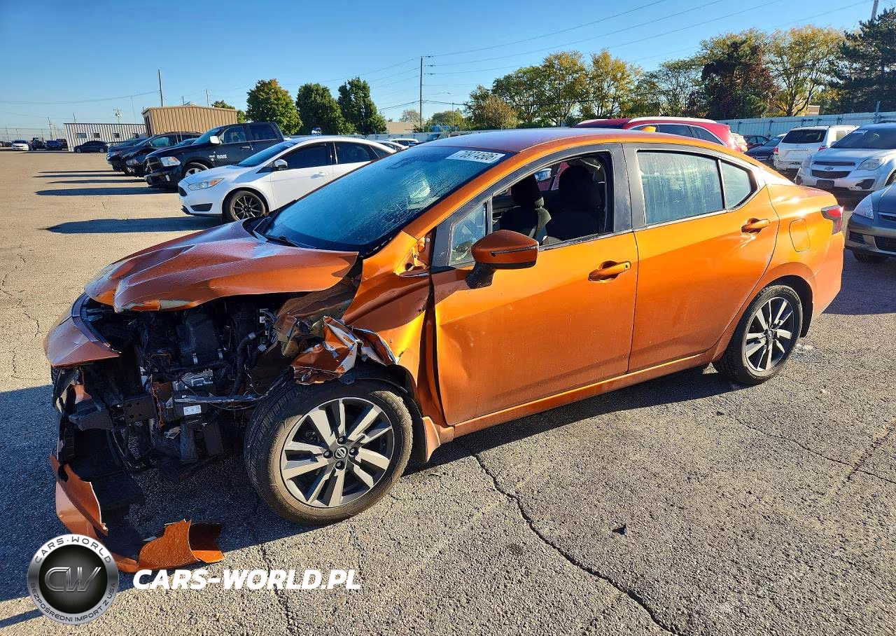 2021 Nissan Versa Sv VIN:3N1CN8EV1ML906509 - 1