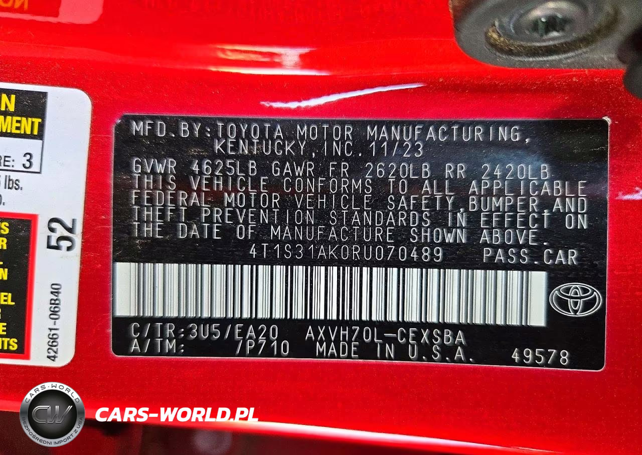 2024 Toyota Camry Hybrid Se VIN:4T1S31AK0RU070489 - 13