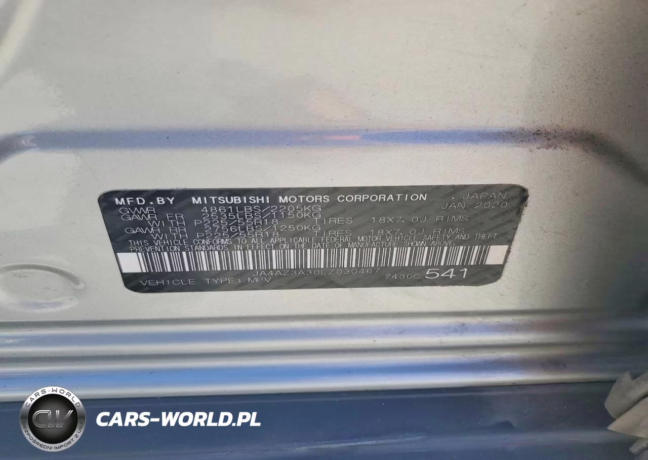 2020 Mitsubishi Outlander Se VIN:JA4AZ3A30LZ030467 - 13