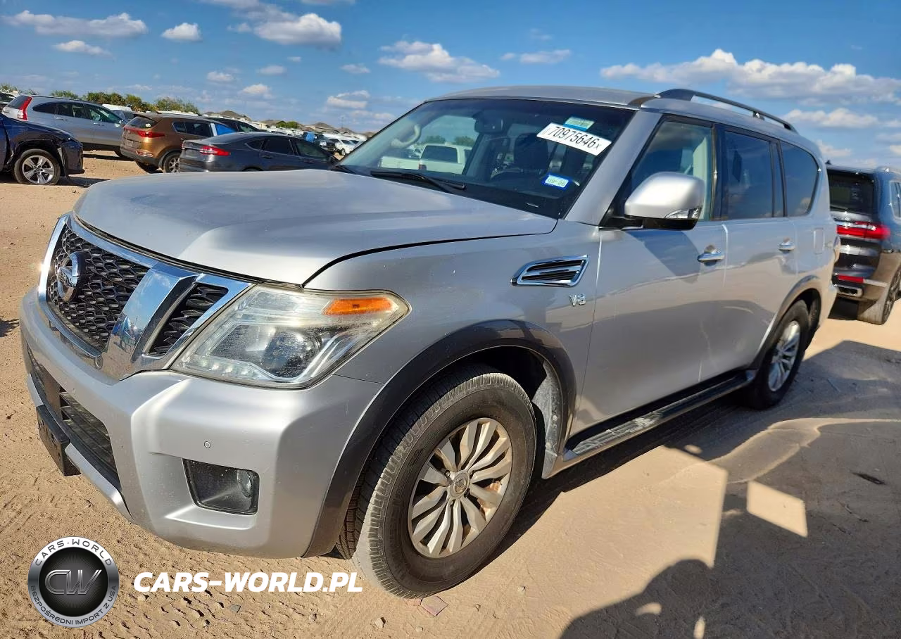 2017 Nissan Armada Sv VIN:JN8AY2NC7H9505752 - 1