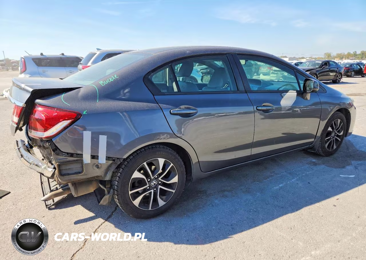2013 Honda Civic Exl VIN:2HGFB2F9XDH515404 - 3