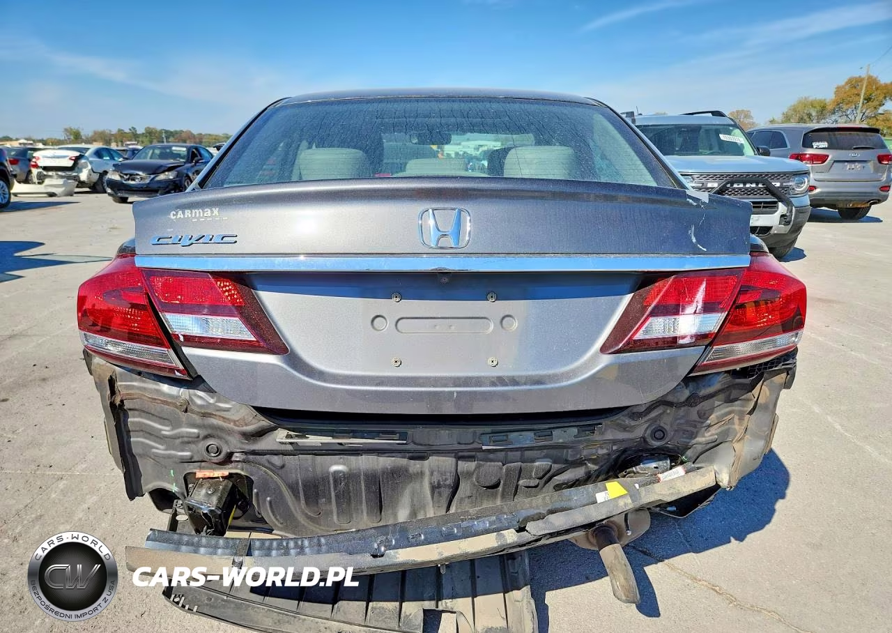 2013 Honda Civic Exl VIN:2HGFB2F9XDH515404 - 6