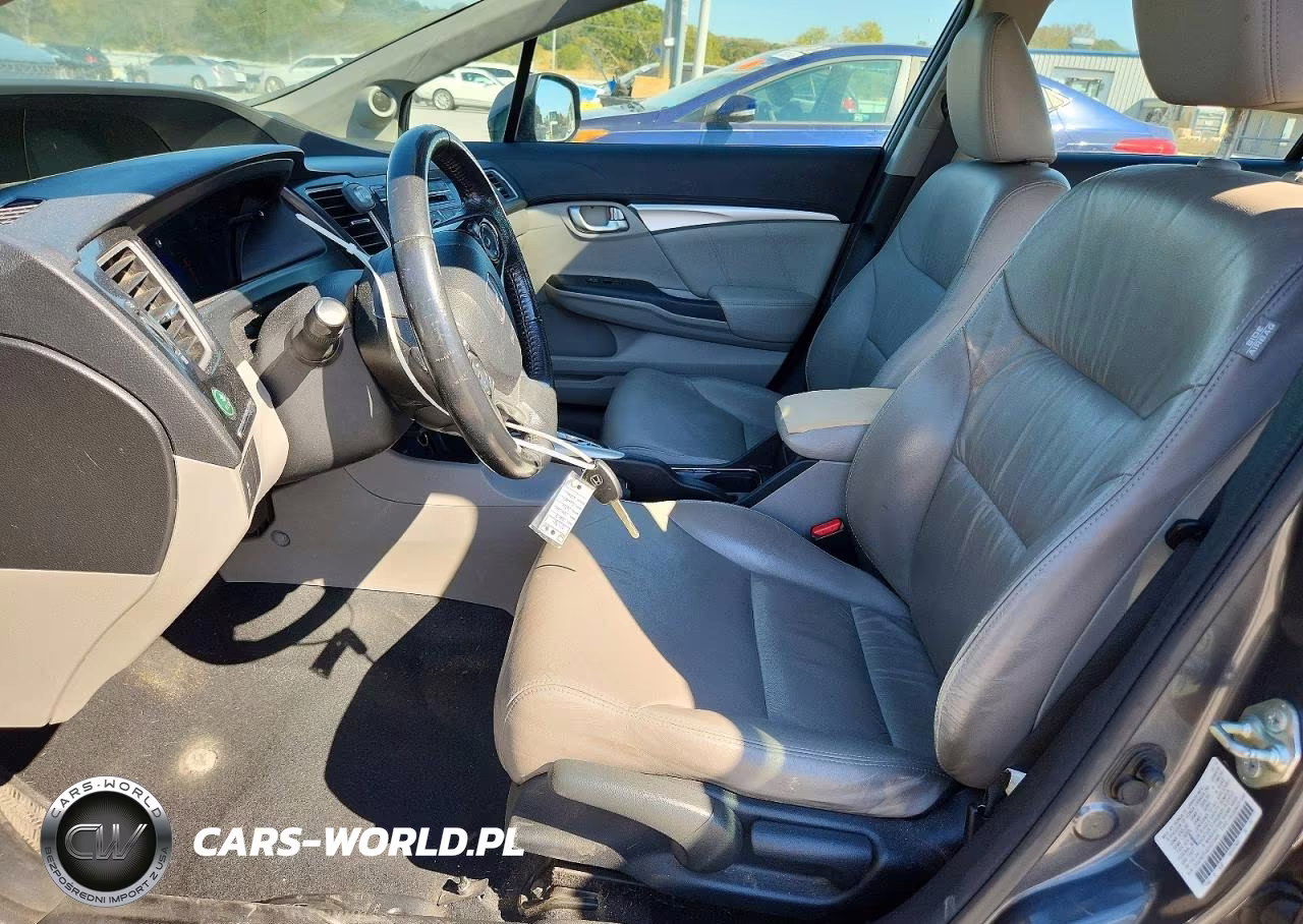 2013 Honda Civic Exl VIN:2HGFB2F9XDH515404 - 7