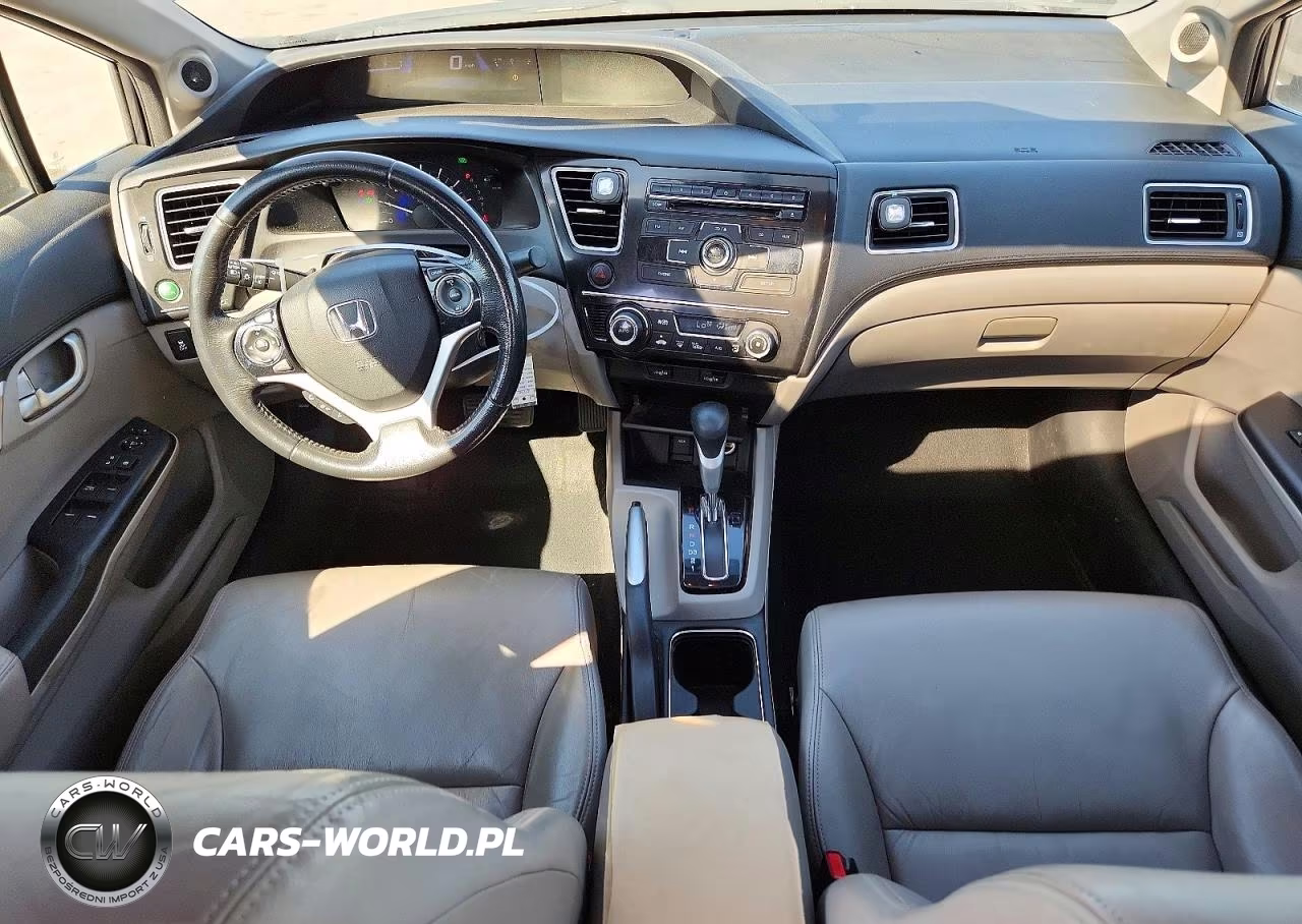 2013 Honda Civic Exl VIN:2HGFB2F9XDH515404 - 8