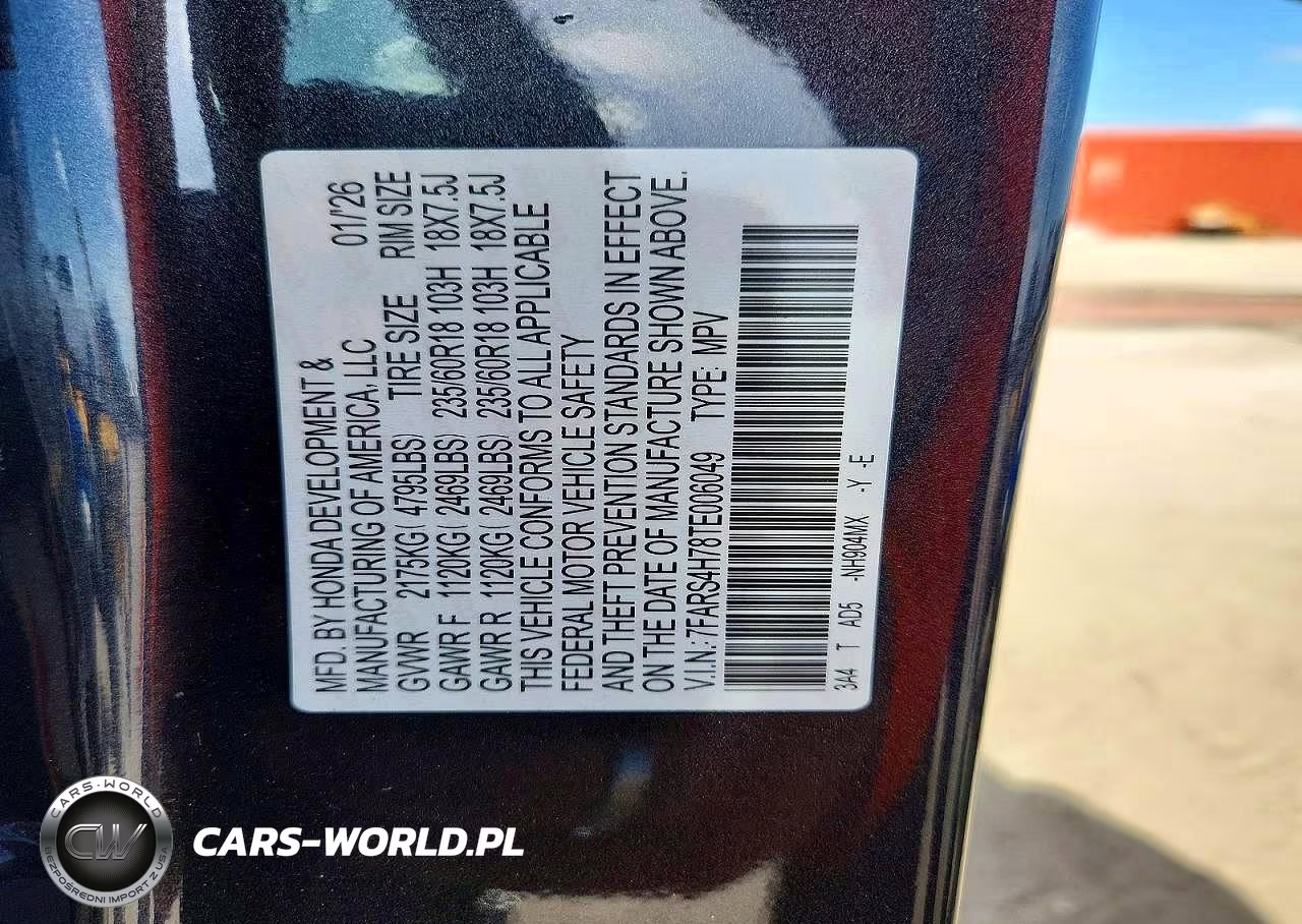 2026 Honda Cr-V Exl VIN:7FARS4H78TE00604X - 13