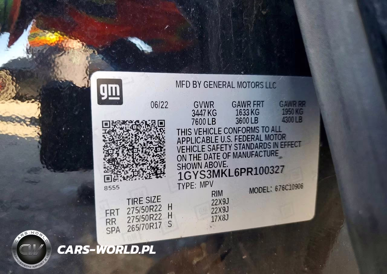 2023 Cadillac Escalade Esv Premium Luxury Platinum VIN:1GYS3MKL6PR100327 - 12
