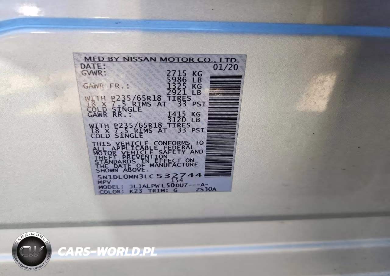 2020 Infiniti Qx60 Pure VIN:5N1DL0MN3LC532744 - 13
