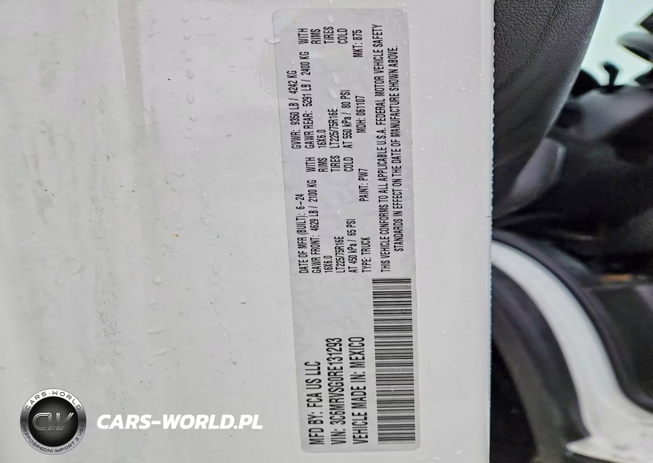 2024 Ram Promaster 3500 Delivery Van VIN:3C6MRVSG0RE131293 - 13