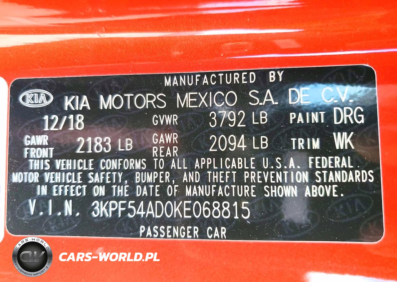 2019 Kia Forte Ex VIN:3KPF54AD0KE068815 - 12