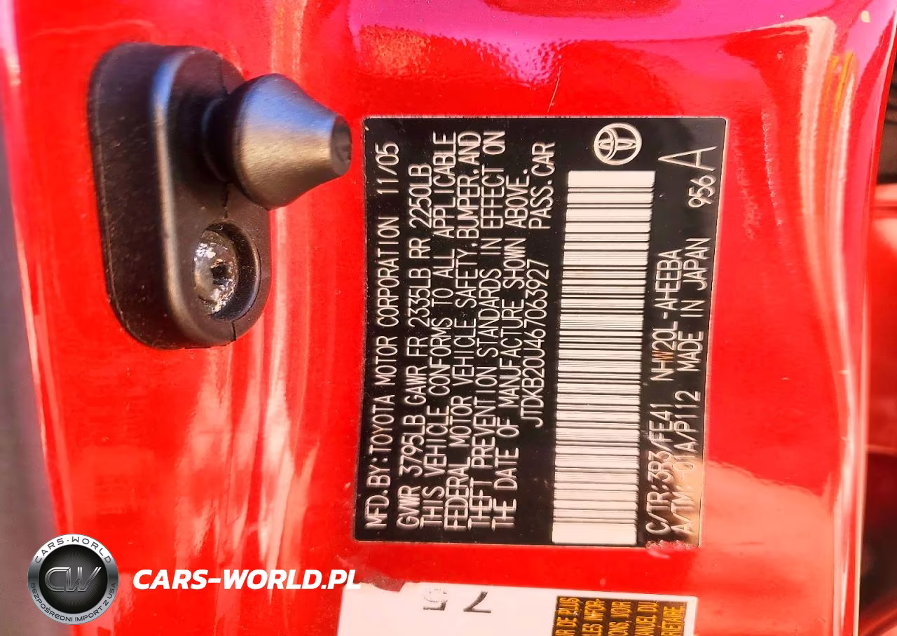 2006 Toyota Prius Base VIN:JTDKB20U467063927 - 12