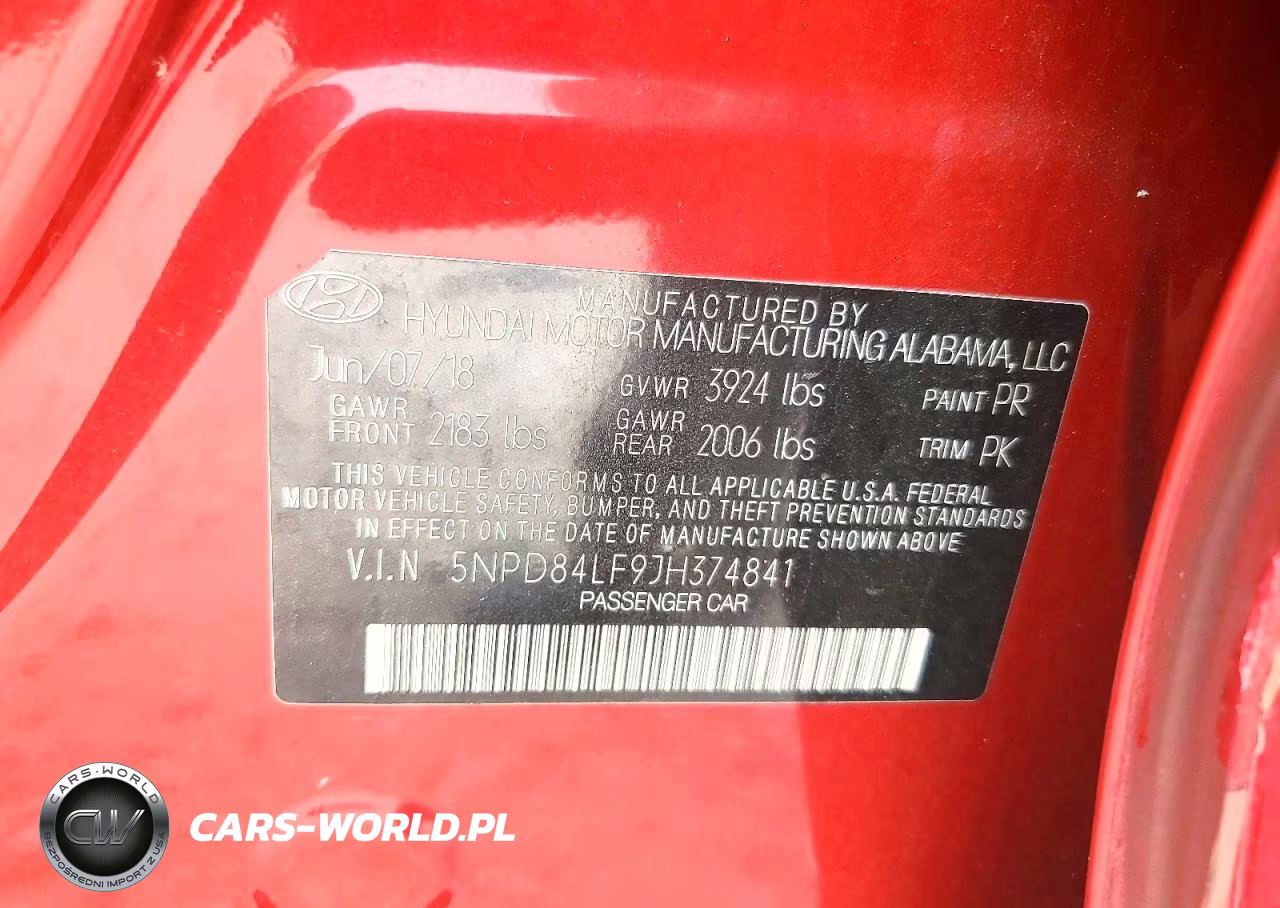 2018 Hyundai Elantra Sel VIN:5NPD84LF9JH374841 - 12