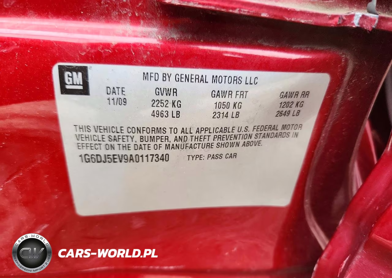 2010 Cadillac Cts Performance Collection VIN:1G6DJ5EV9A0117340 - 12