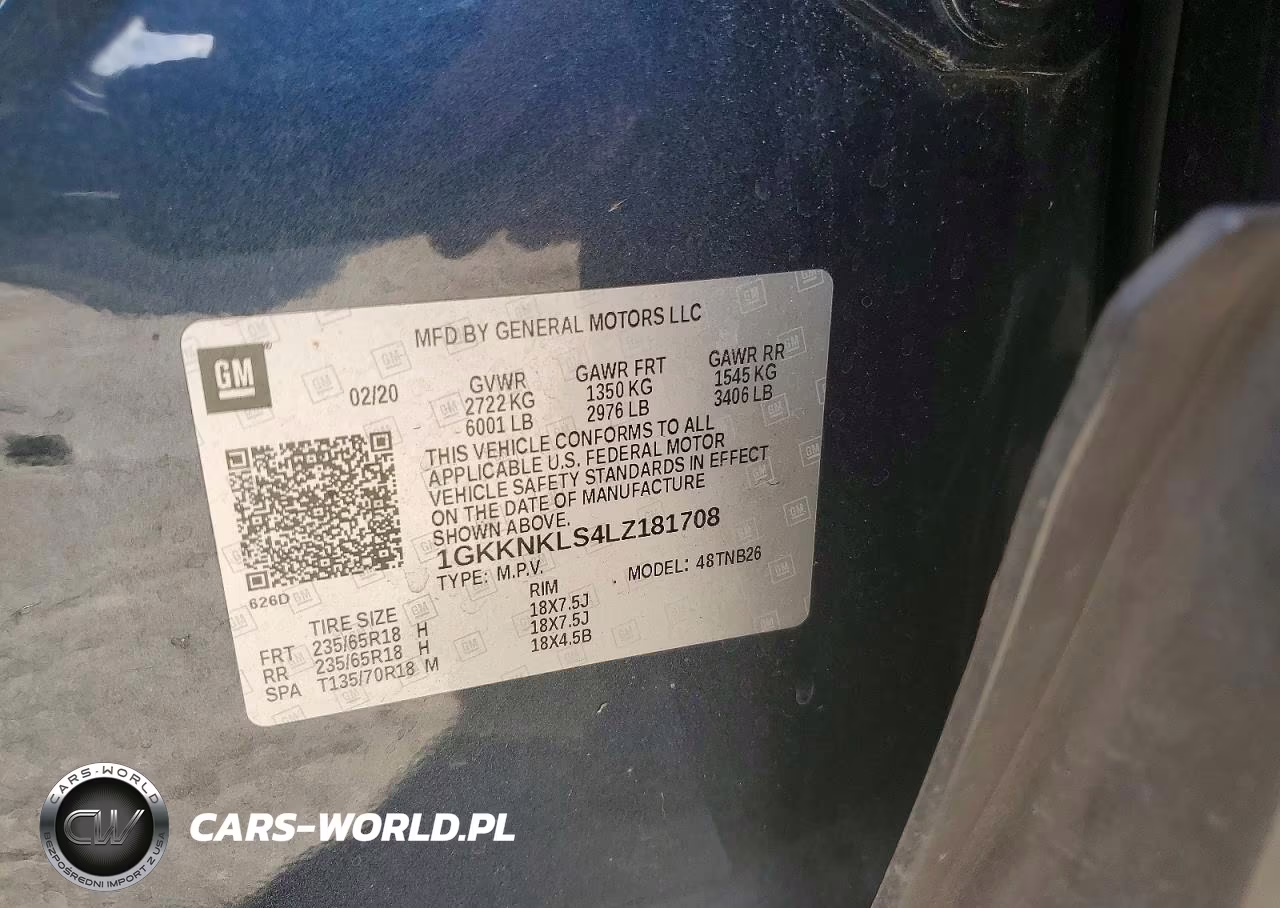 2020 GMC Acadia Sle VIN:1GKKNKLS4LZ181708 - 13